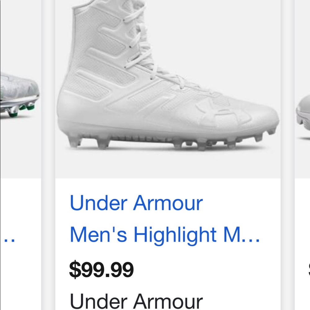 Men's Under Armour Highlight MC Football Cleats size 9.5